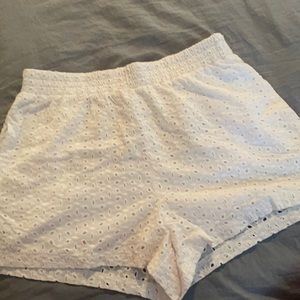 Cute White Summer Shorts from LUSH